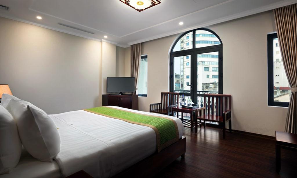 Binh Anh Hotel Hanoi Bagian luar foto